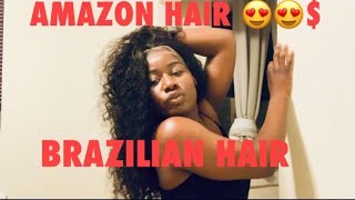 Isee Hair Is What You Need Sis|| Amazon Brazilian Deep Wave Lace Front Wig Review