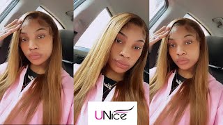 The Best Pre-Highlighted Wig + Dark Roots|Unice Hair