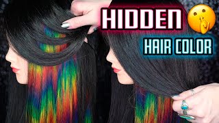 Hidden Rainbow Hair Color