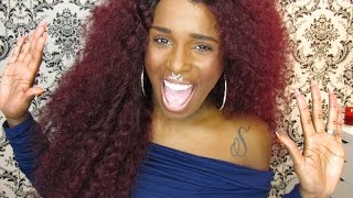 Serving Diana Ross Realness! | My Bright Ass Red Hair Color & Wig Reveal!