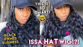 Issa Wig Hat!? This Is So Smart! The Lazy Hat Review + New Channel Series Make It Black Owned