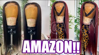 Affordable Amazon Prime Wig || Loreal Highlift Magenta &Red || Isee Hair