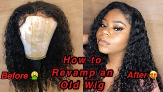 How To Revamp An Old Wig | Reinstall Wig | #Iseehair