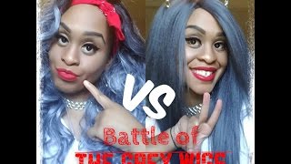 Battle Of The Grey Wigs Bobbi Boss Collection Issa Wig Vs. It Tress Four Seasons Collection Wigs