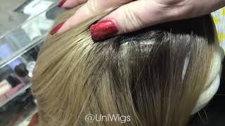 How To Lighten The Dark Roots On A Synthetic Hair Topper