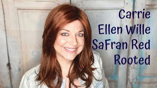 Ellen Wille Carrie Wig Review | Safran Red Rooted | Wiggin With Christi