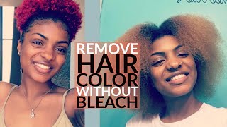 Remove Hair Color Without Bleach + New Color!