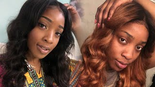 How To: Dye Your Hair Black To Ginger/Auburn Sza Inspired
