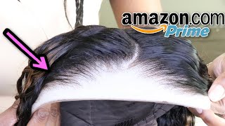 Best Hairline On Amazon??? No Baby Hair! Amazon Prime Hd Lace Front Wig Nadula + Cheap Adhesives
