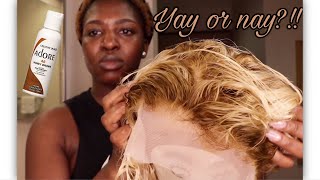 How To Dye Blonde Wig Roots Brown