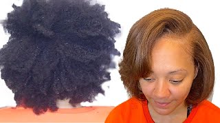 Box Dye Tutorial On Natural 4C Hair | Creme Of Nature Honey Blonde Box Dye | Perfect Fall Color