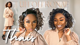  Melted Hairline But Glueless | Beginner Friendly Synthetic Spring Wig | Outre Thais 12 |️ Get Her