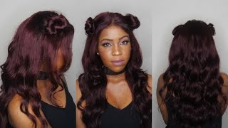 Dying My Hair Burgundy Without Bleach|Loreal Excellence Hicolor