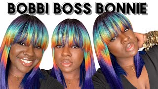 Too Dark For Color⁉️$20 Rainbow Wig Bobbi Boss M1032 Bonnie