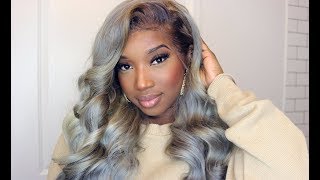 How I Dyed My Hair Grey In 5 Minutes! L Water Colouring Hair Method L Whitfabby