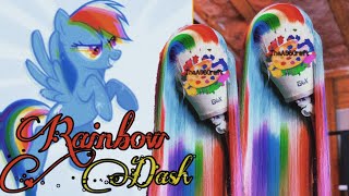 Rainbow Dash Craft  Ft Arabella Hair