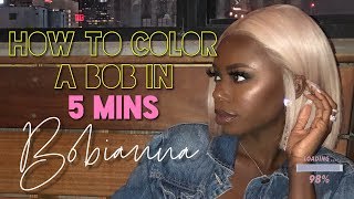 How To Dye Your Wig Platinum  Blonde & Tint Your Lace | Aliexpress Hair