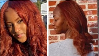 Color My Client Wanted [Left] Vs. What She Got [Right] | Copper Red Hair Color | Cassandra Olivia