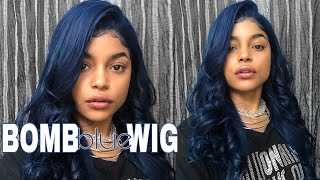 New Blue Hair : 6" Parting Space Lace Frontal Wig | Superb Wigs || Ariana.Ava