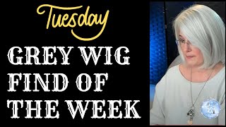 Tuesday Wig Find Of The Week: Wedge Topper By Envy | Medium Gray | Silver/Grey & White Wig Reviews