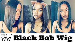 Best Wig Ever?!?! | Hairvivi.Com Black Bob Wig Review