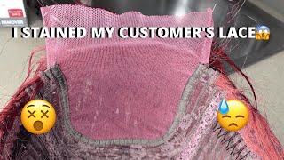 I Stained My Customers Lace | *Quick Fix*