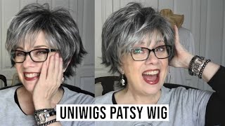 Lavvid Review| A Trendy Grey Synthetic Wig