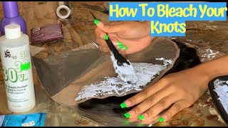 How To Bleach Knots Without Bleaching The Hair