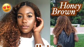 Beautiful Honey Brown Hair | Easy Hair Color For Beginners | Isee Hair
