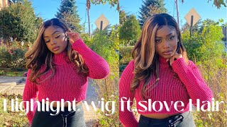 Pre—Highlighted Wig W/Dark Roots|| Ft. Slove Hair