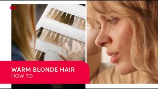 Warm Blonde Hair With Zoe Irwin | Wella Professionals