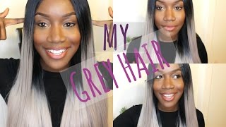 Everything U Need To Know...My Grey Ombre Hair Wig - Aliexpress !