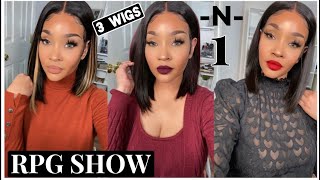 3 Wigs In 1?!  Gorgeous Bob With Colored Clip-Ins| Ft. Rpgshow