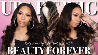 How To: Flawless U Part Install • Spring Vibe Natural Highlight ! Beauty Forever Hair | Tyestylez