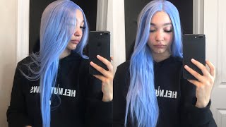 Light Blue Lace Front Wig Install *Easy* | Ft  Dollylady