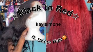 How I Dye My Black Wig Red ;)