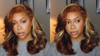 Slay! She Installed Our Ginger Blonde Wig | Hair Transform Tutorial | Ft.Kisslilyhair Review