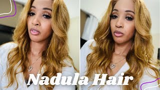 Nadula Hair | 16" Ginger Brown Body Wave | Wig Review