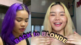 Removing My Semi Permanent Dye Without Bleach | Back To Blonde