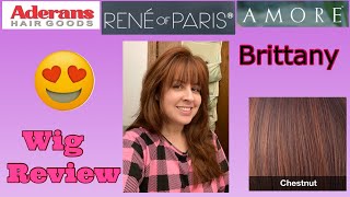 Rene Of Paris Amore Brandi Or Brittany Wig Chestnut Auburn Red Brown With Bangs