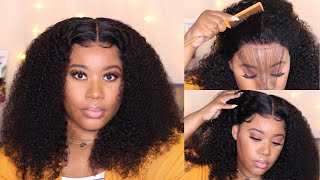 Big Hair Don’T Care | 13X6 Kinky Curly Lace Front Wig | Iseehair