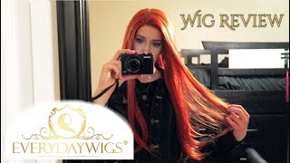Everyday Wigs | Wig Review | Auburn, Straight, Super Long