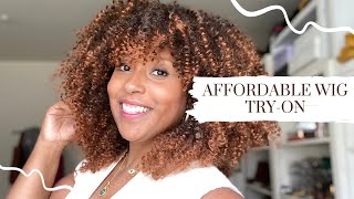 Affordable Curly Wig Try-On And Styling