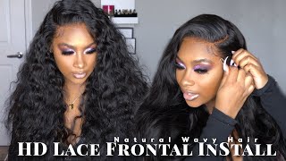 Hd Lace Frontal Wig Install ( Bald Cap Method For What!?) W/ Minimal Baby Hairs| Beauty Forever