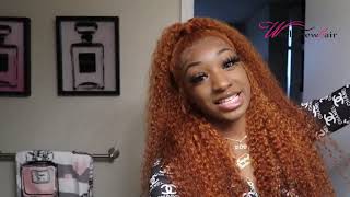 【Must Watch】The Best Ginger Water Wave Wig Ever! Ft. Worldnewhair