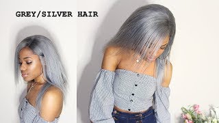 How To Dye Hair Grey/Silver From 613 (No Bleach, Detailed Tutorial)