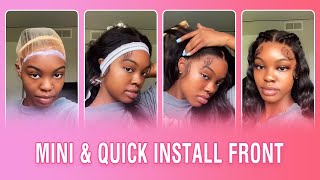 ✨How To: Baby Hairs, Braid + Apply Lace Frontal Wig | Ft. Arabellahair
