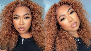 Catch The Black Friday Sale On This Ginger Brown Wig | Ft. Klaiyi Hair