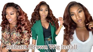 Watch Me Slay This Brown/Auburn Wig Feat Loreal Hi Color | Perfect Hair Color For Brown Skin Girls