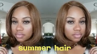 ♥ My Vibrant Auburn Summer Hair ♥   Sensationnel'S Madison Lace Front Wig